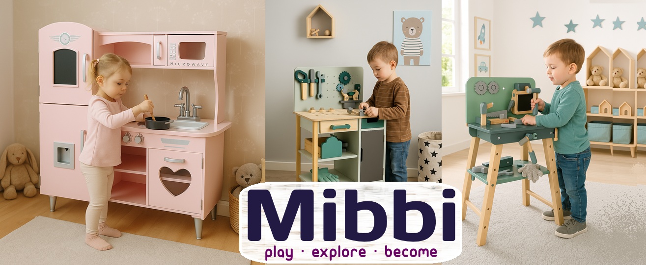 Zabawki edukacyjne drewniane marki Mibbi by Dabidoo.pl