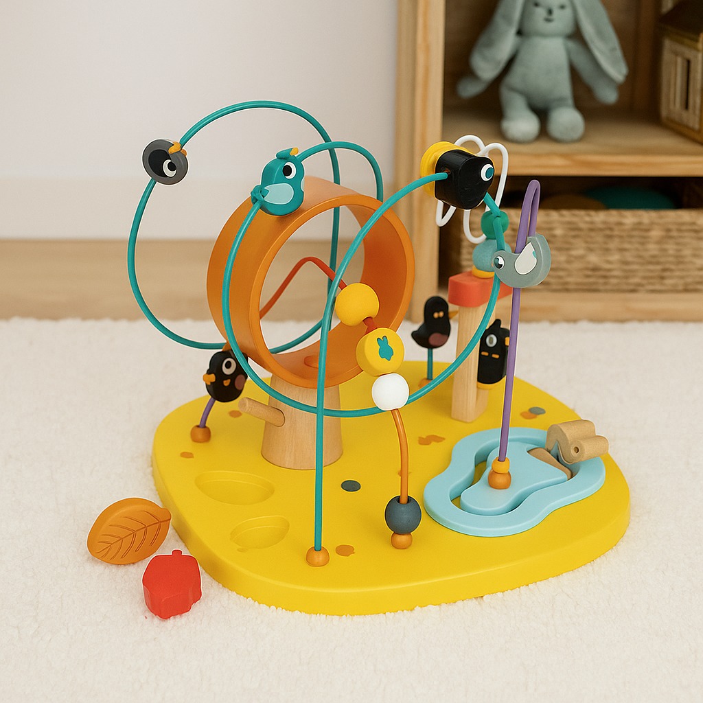 Dabidoo.pl drewniany labirynt dla dzieci motoryczny JANOD