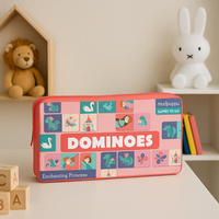 Mudpuppy Gra Domino Księżniczka w podróżnym opakowaniu