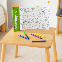 Kolorowanka w rolce 76cm z 4 kredkami Zwierzęta Świata - Mudpuppy