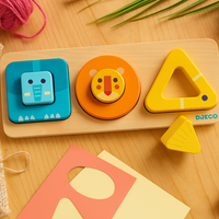 Drewniany sorter dla dzieci 1+ układanka VOLUBASIC