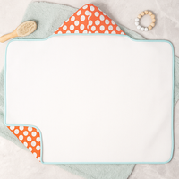 Ręcznik kąpielowy z kapturem Jolly dots - okrycie kąpielowe dla małych dzieci, Lassig