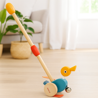 Janod zabawka do pchania pchajka kaczuszka - J08213