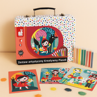 Zestaw artystyczny Kreatywny piasek Bajki - postacie z bajek, Janod J07765