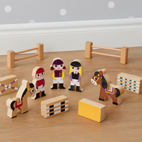 Koniki zestaw drewniany 12 elementów kolekcja Story, Janod