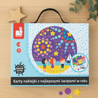 Zestaw artystyczny Karty z naklejkami Uroczystości rodzinne, Janod