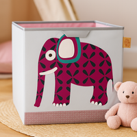Pudełko na zabawki - pudło do przechowywania zabawek w pokoju dziecka Wildlife Słoń, Lassig