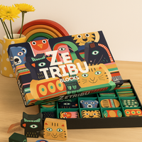 Drewniana układanka piramida, wieża ZETRIBU DJECO, DJ06430 N