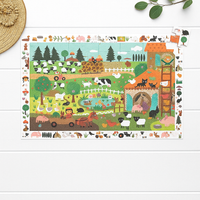 Puzzle FARMA 35 el. - zwierzątka wiejskie, DJECO DJ07591