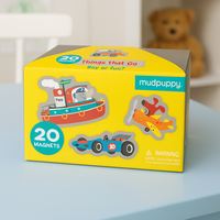 Zestaw magnesów - magnesy Środki transportu 20 elementów, Mudpuppy