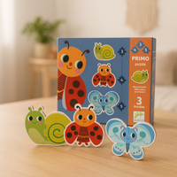 Puzzle progr. W OGRODZIE 3/4/5 elementowe DJ07141